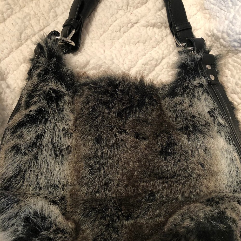 FUR  HANDBAG